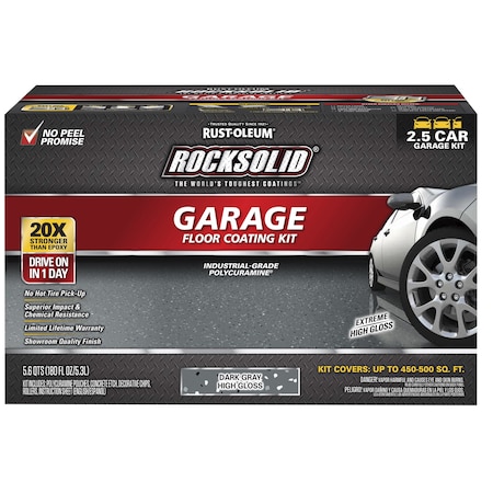 Rust-Oleum 2.5 Car Kit High Gloss Finish, Dark Gray 317284